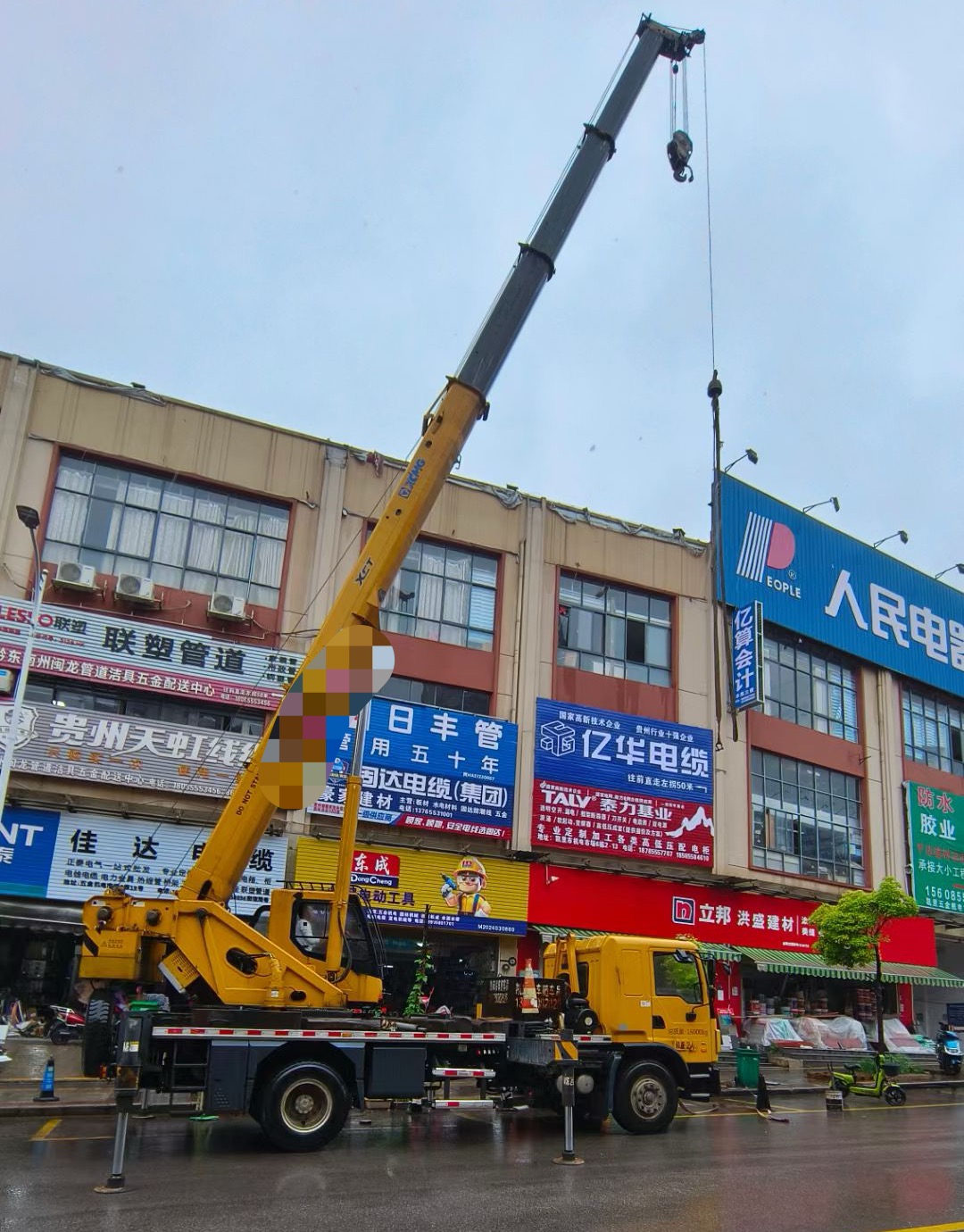 鹤山市吊车吊机租赁桥梁吊装